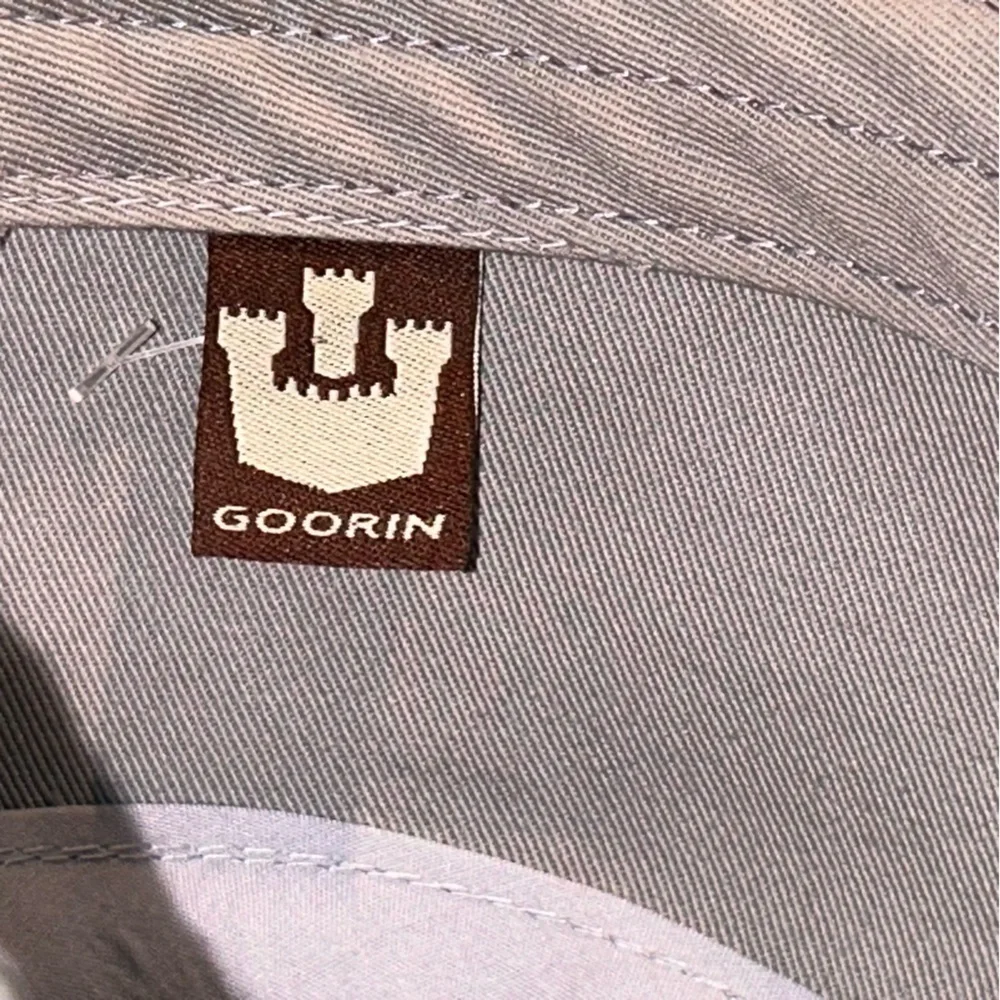 Vintage Goorin Brothers Grey Pinstriped Retro Bucket Hat